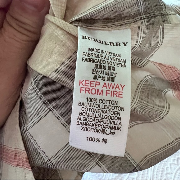 BURBERRY BABY Button Down Shirt - Picture 3 of 4